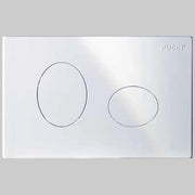 PLACCA DI COMANDO ECO ELLISSE DOPPIO TASTO  SATINATA     PUCCI