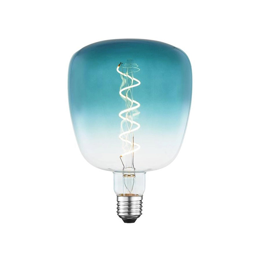 Lampadina vintage zucca blu