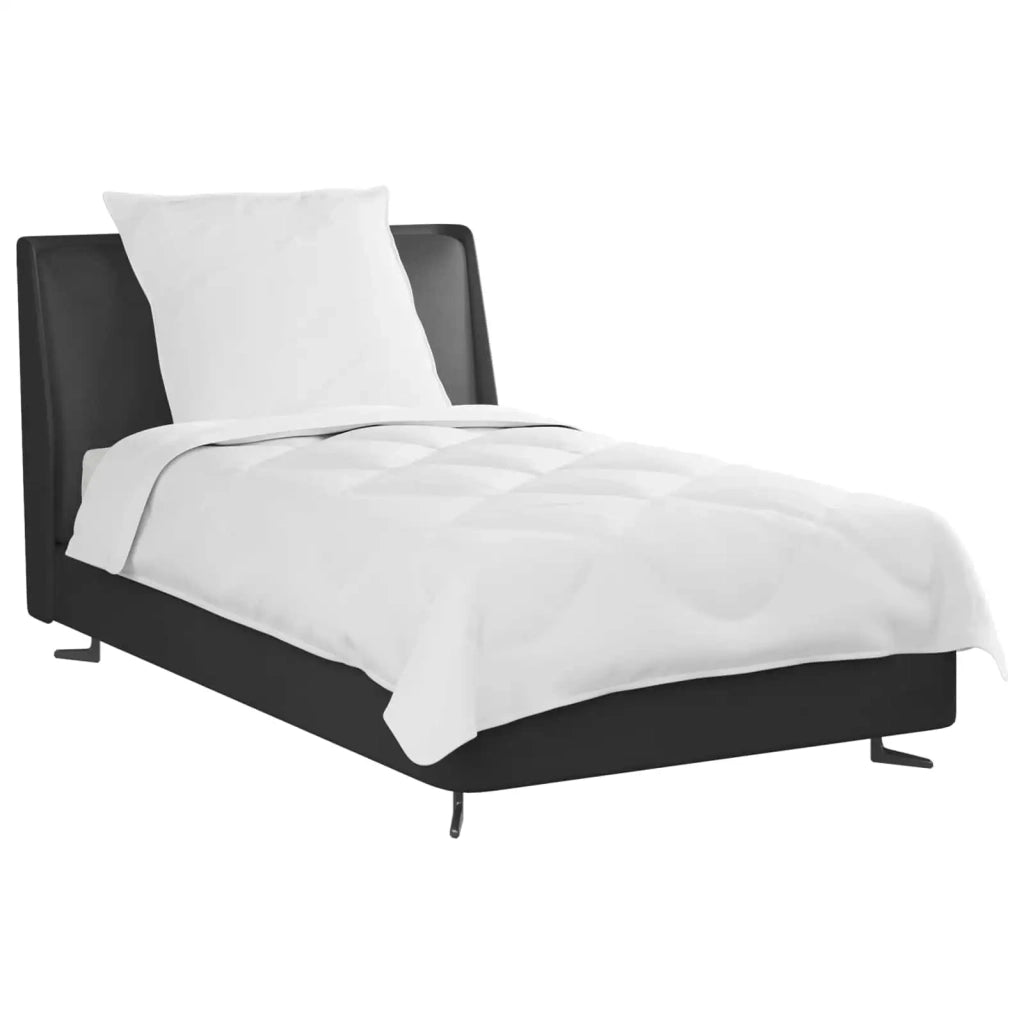 Duvet per Tutte le Stagioni con cuscino 2 pcs Bianco Microfibra 3376578
