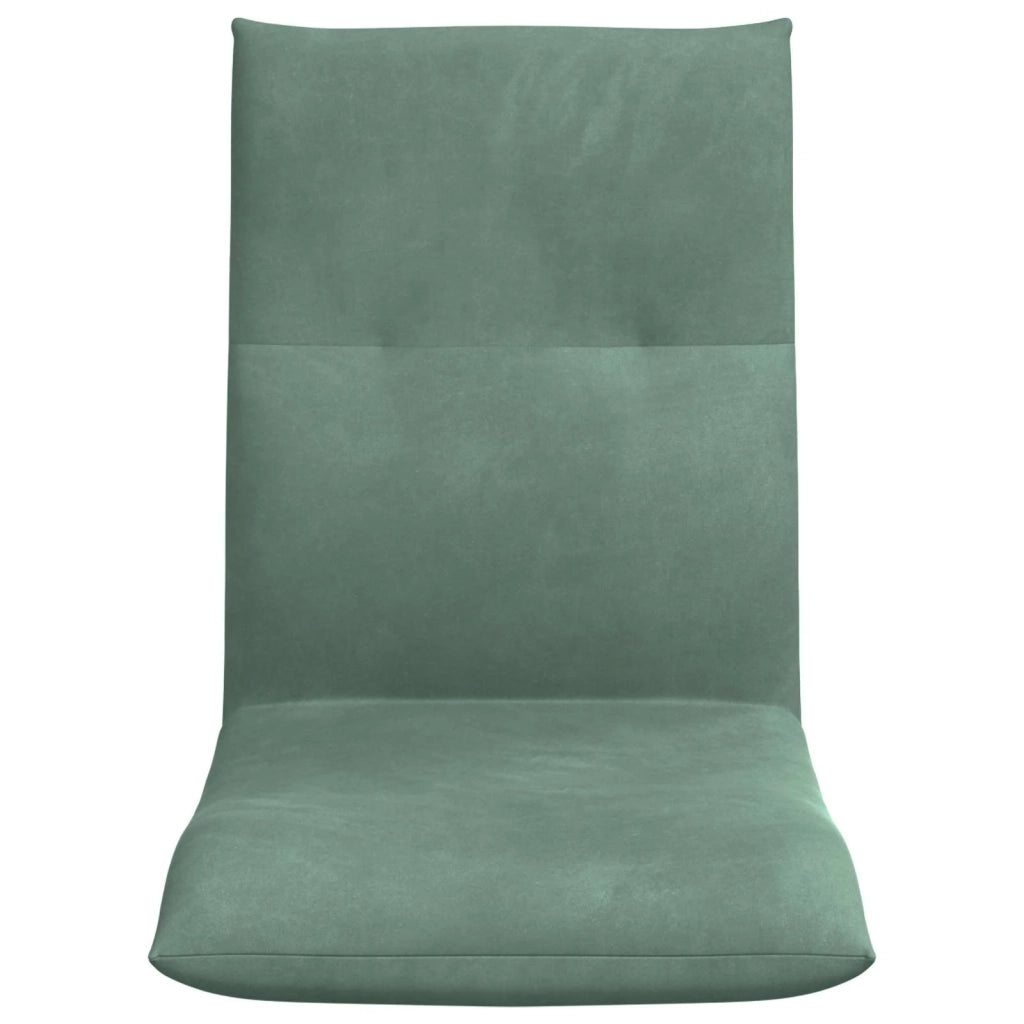 Sedia da Pavimento Verde Mare 46 x 50 x 61 cm Velluto 42028182