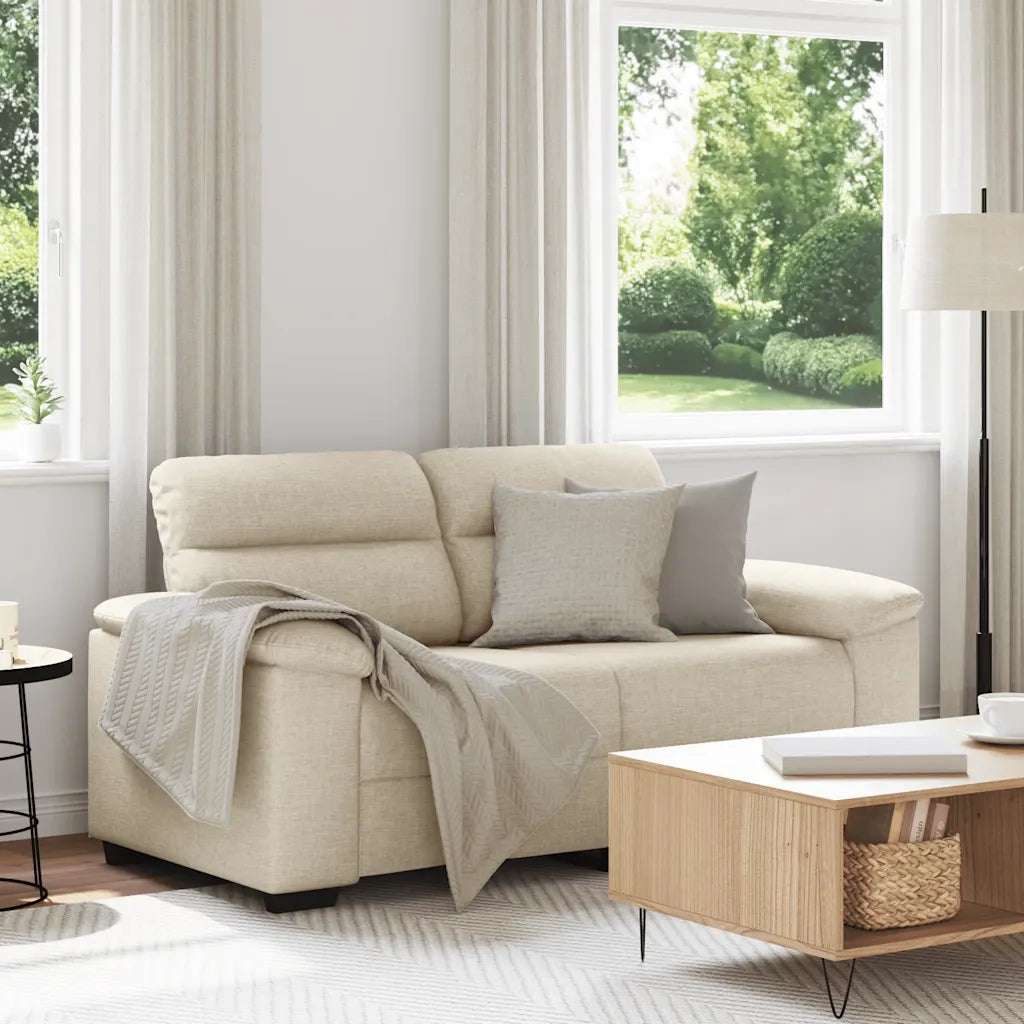 Divano a 2 Posti-Sofa 2 Posti 120 cm in Lino