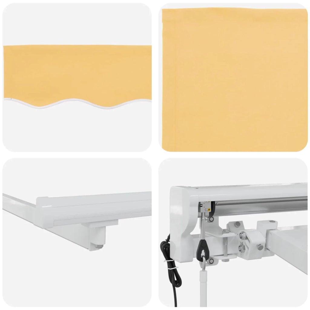 Tettuccio Elettrico Retrattile Sabbia 3,5 x 2 m 3425737