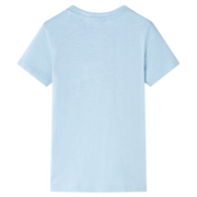 Maglietta da Bambino Azzurra 140