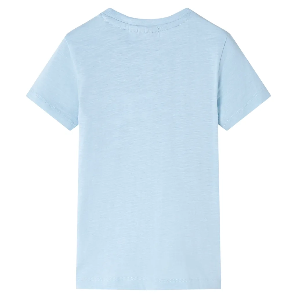 Maglietta da Bambino Azzurra 140
