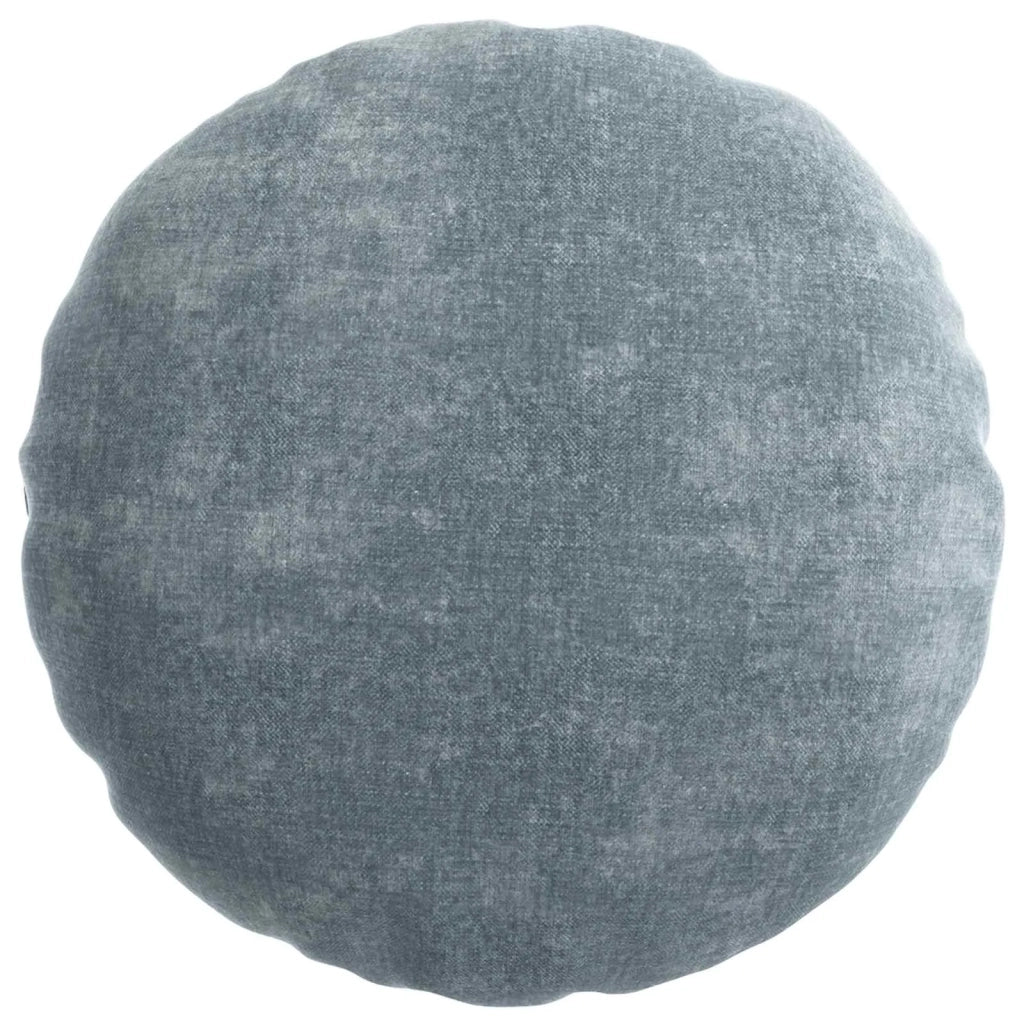Federa 2 pz HEERLEN Azzurro Ø 40 cm Tessuto Chenille 922311