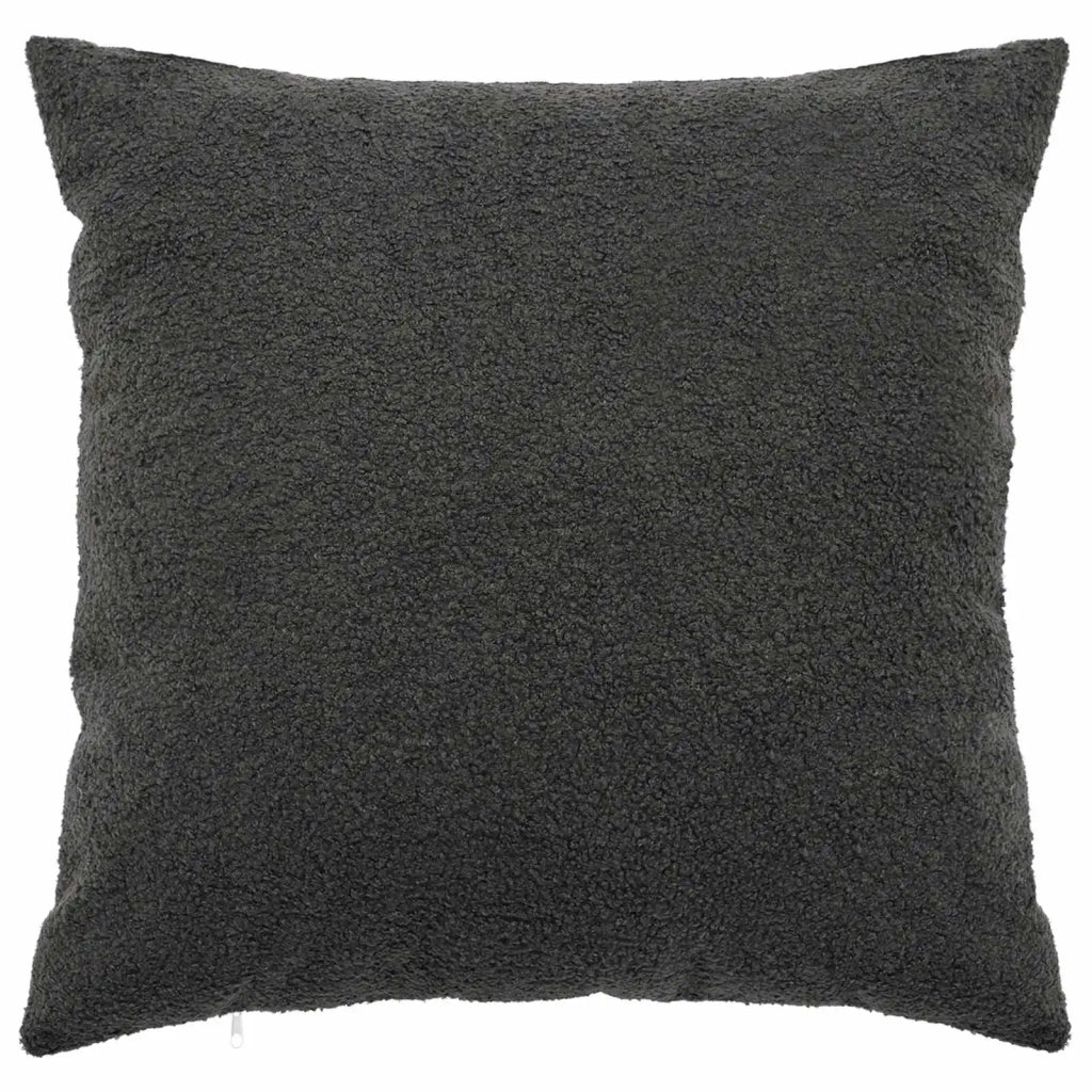 Federa 2 pcs HEERLEN Grigio Scuro 80 x 80 cm Bouclé 913611