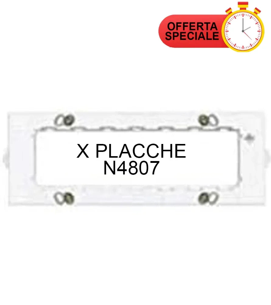 Bticino supporto 7 moduli N4707 per placche N4807 living