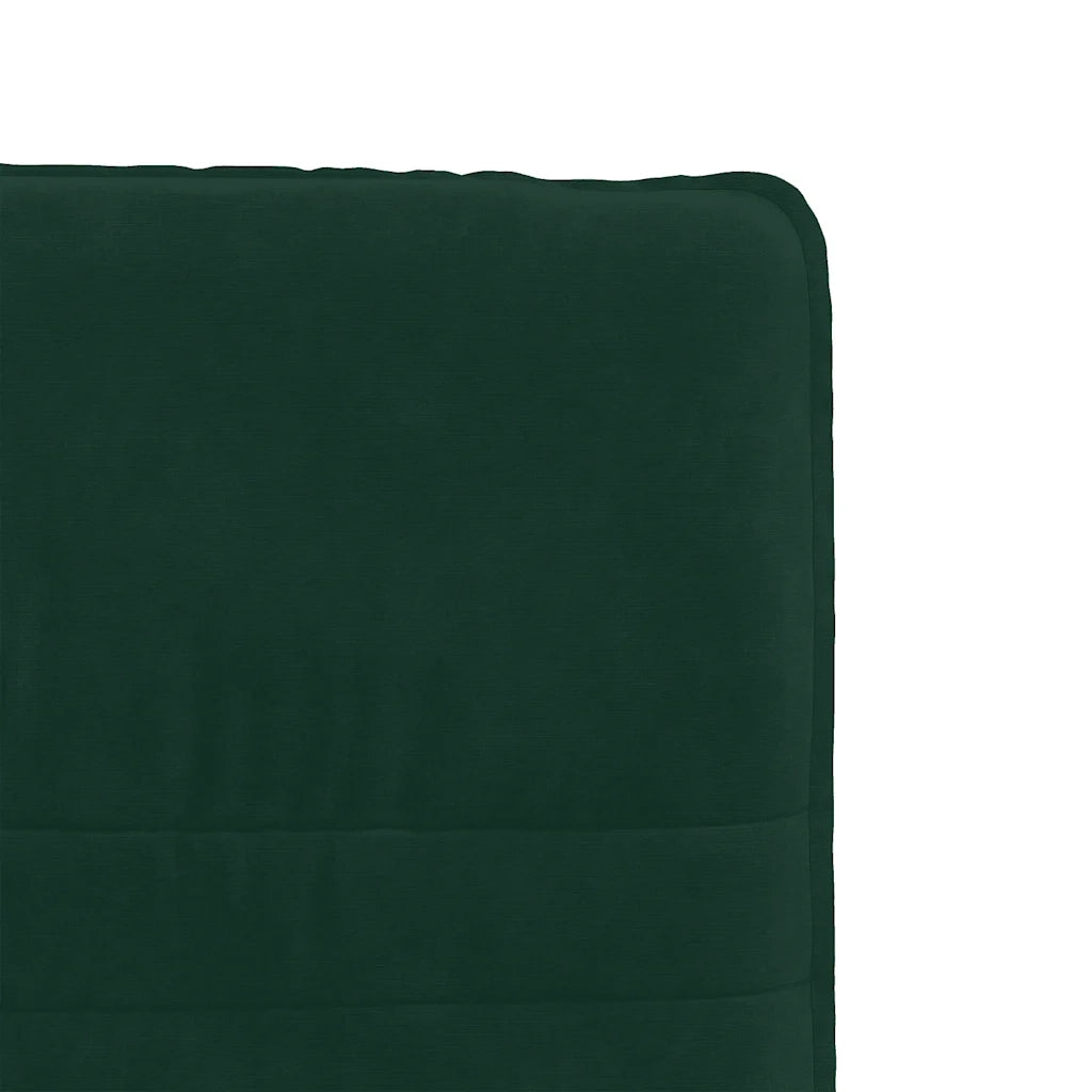 Sedie da Pranzo 2 pz Verde Scuro in Velluto 3315369