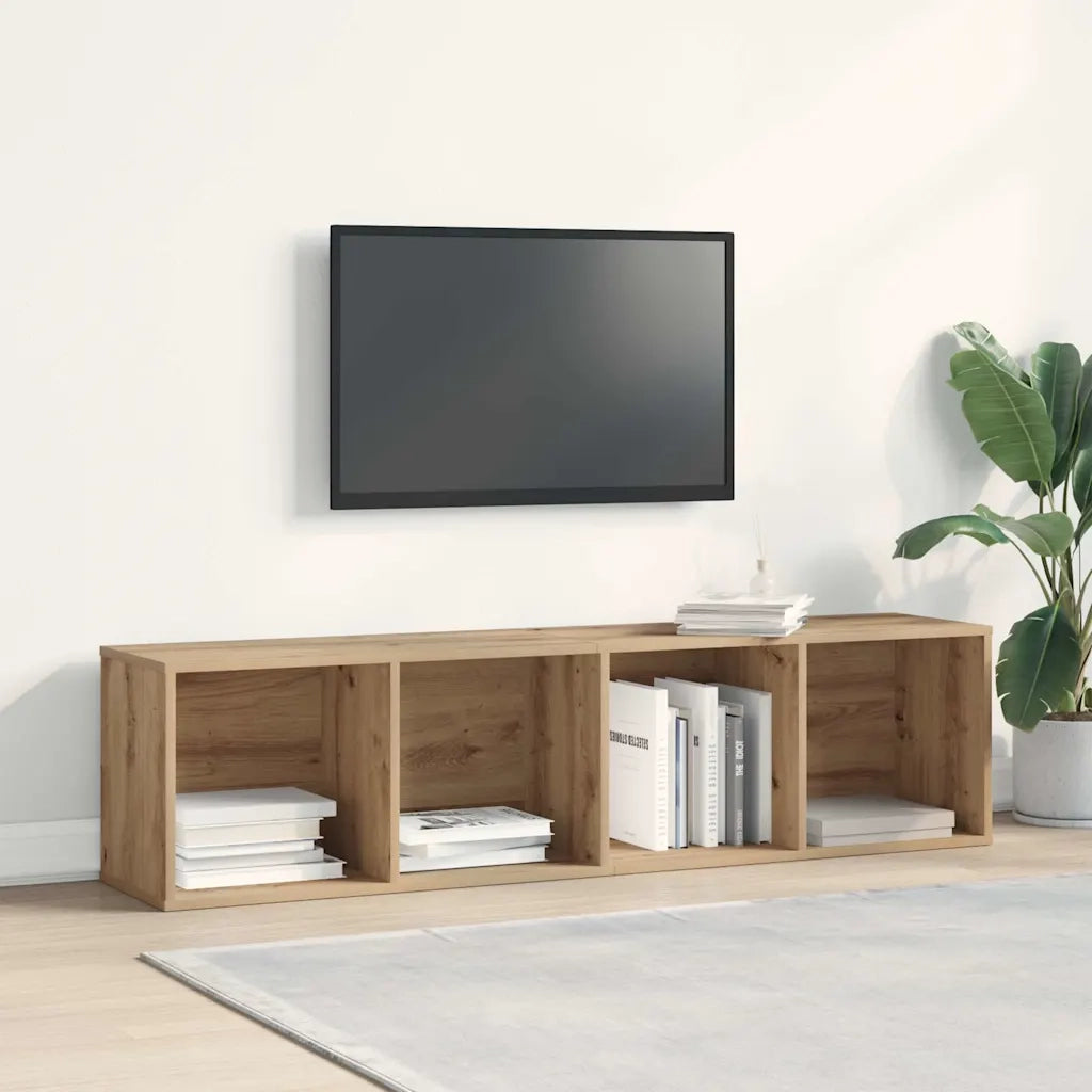 Libreria-Mobile TV Legno Antico 36x30x143 cm Legno Multistrato