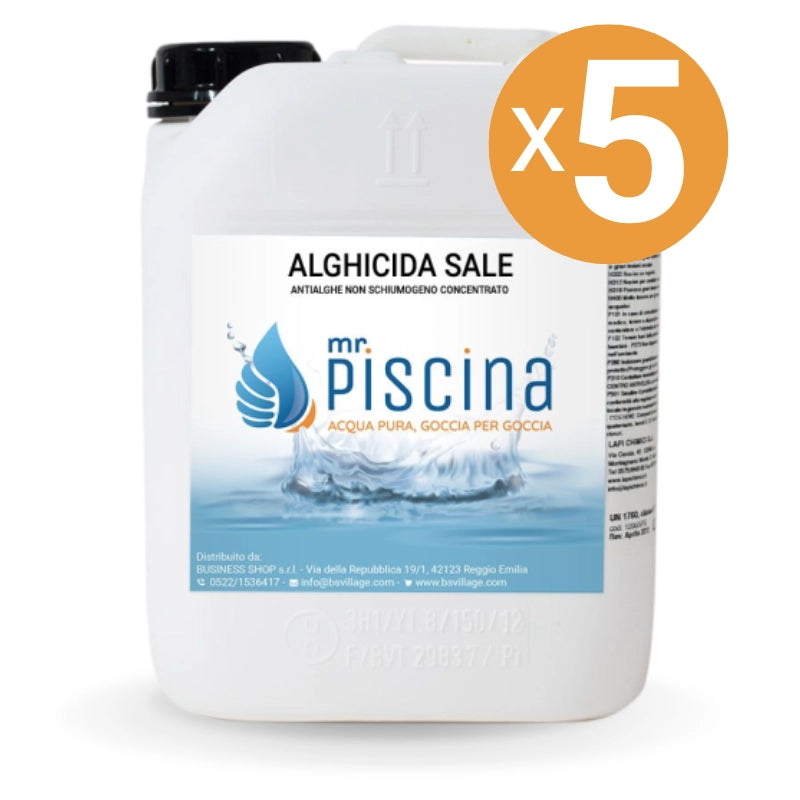 Alghicida Sale, 5 Confezioni Da 10 Kg