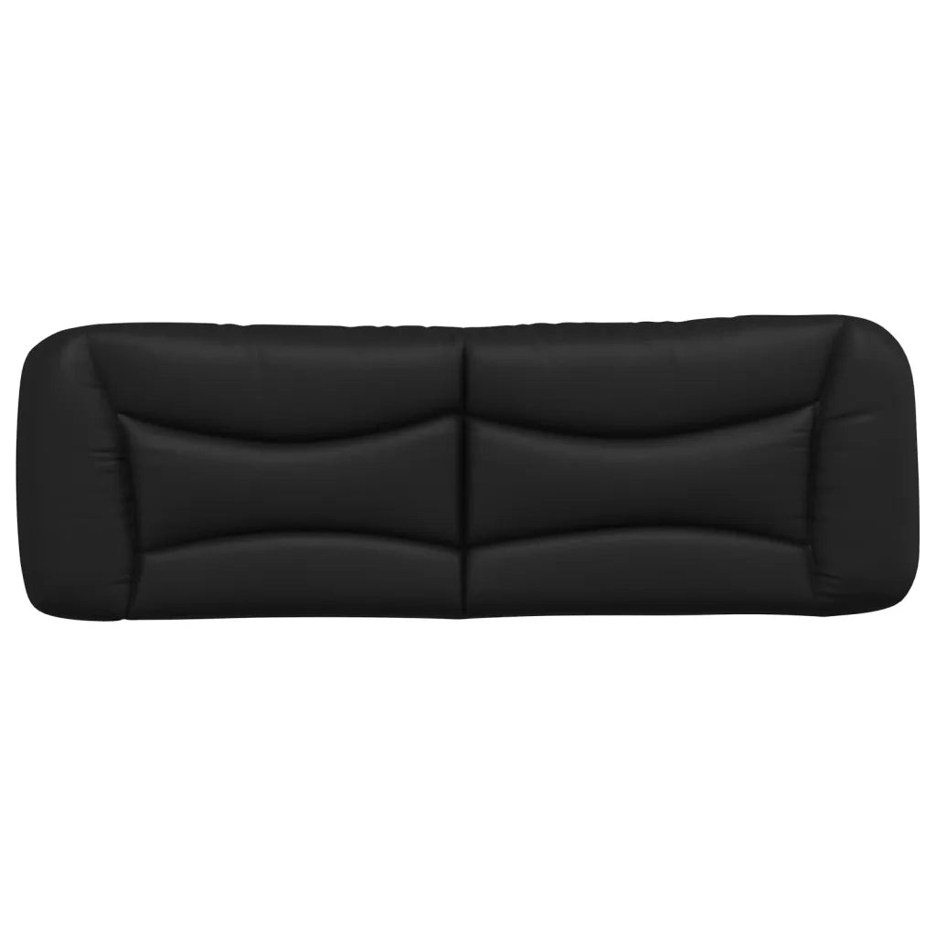 Cuscino Testiera Hvar Nero 160 cm in Similpelle 374595