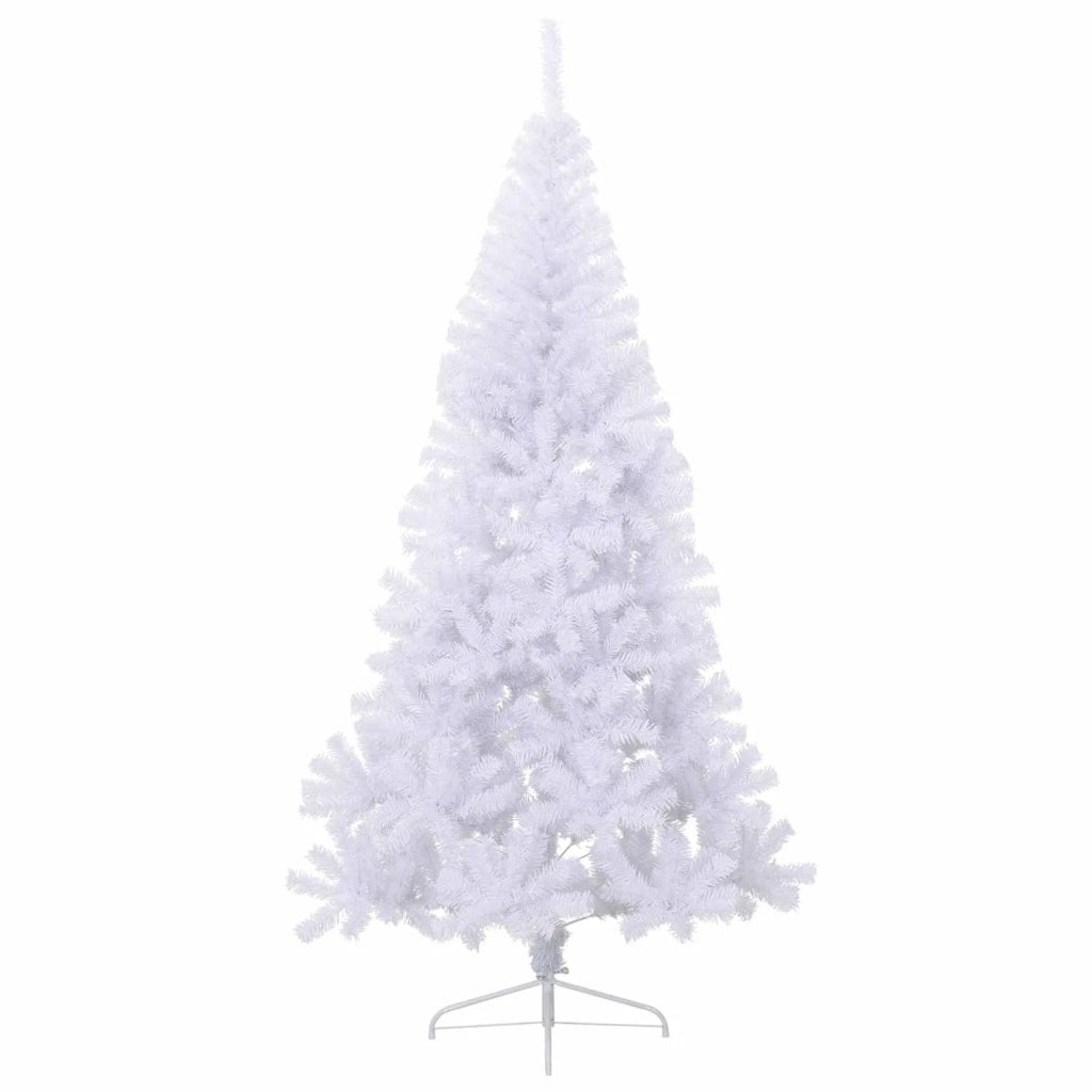 Albero di Natale artificiale Bianco 210 cm PVC e Acciaio 3426828