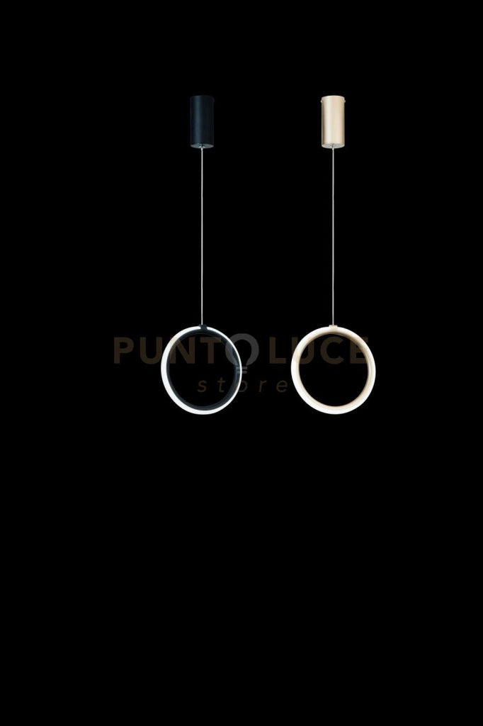 SOSPENSIONE SINGOLA PINTA ORO LED 3000k 780lm 12w DIMMERABILE SENZA VETRO