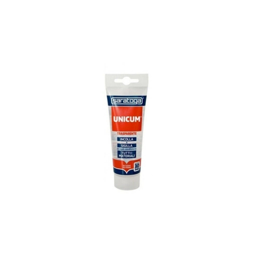 Saratoga Unicum Trasparente 130Gr Colla Universale Sigillante - Saratoga