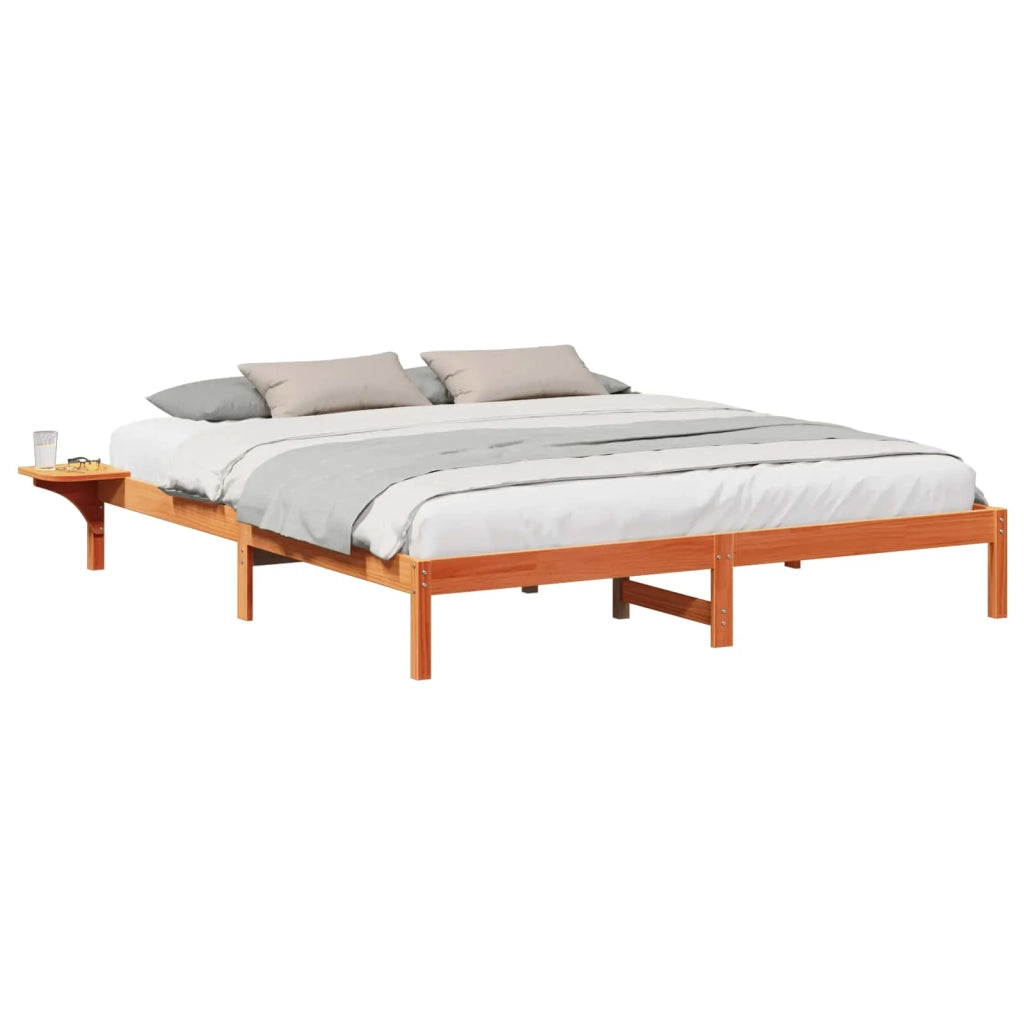 Struttura del letto Marrone cerato 180 x 200 cm Pino massello 873180