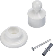 Sostegno orizzontale per tubi Ø 25 mm - bianco - robusto