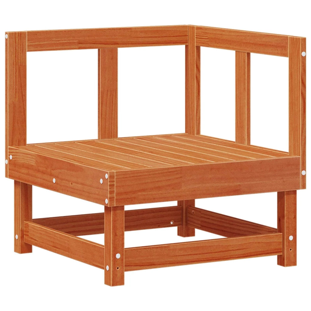 Set Lounge da Giardino 7 pcs Marrone Cera 3418126