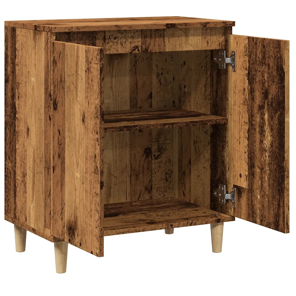 Credenza Legno Vecchio 60x35x70 cm in Legno Multistrato 856476