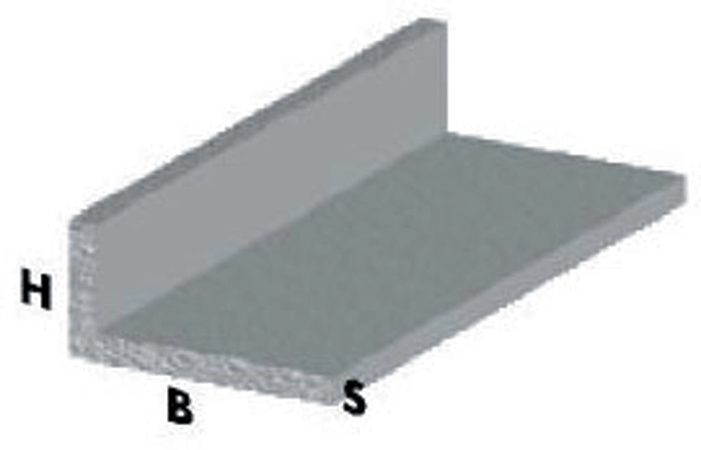 PROFILO CROMO H.200 CM ELLE 30X15X1 MM- ARCANSAS- 5,0 pz