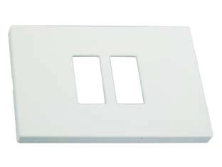 PLACCA 2 POSTI RAVVICINATI VENUS- - mm.115x80h. - (1867.2F.B.) - 20 pezzi MARLANVIL
