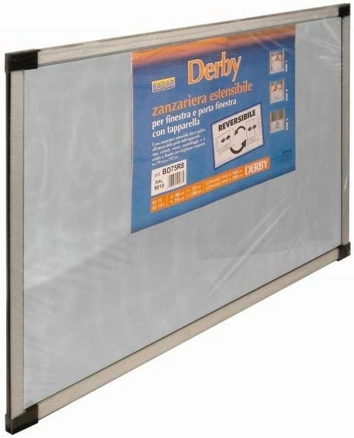 ZANZARIERA DERBY 50X40 ARGENTO