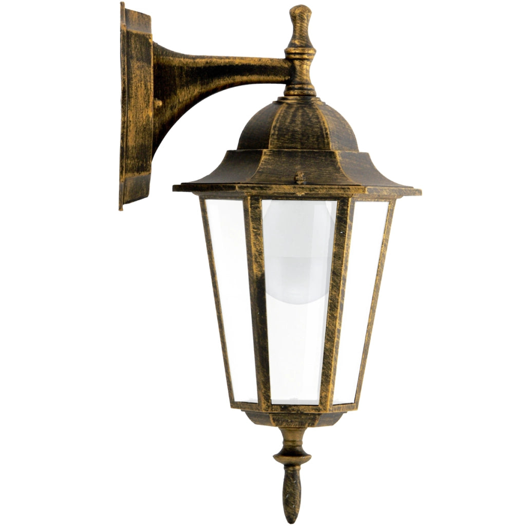 Applique esterna 1 luce patina oro Liguria E27 Polux