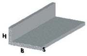 PROFILO ARGENTO H.200 CM ELLE 30X15X1 MM*- ARCANSAS- 5,0 pz