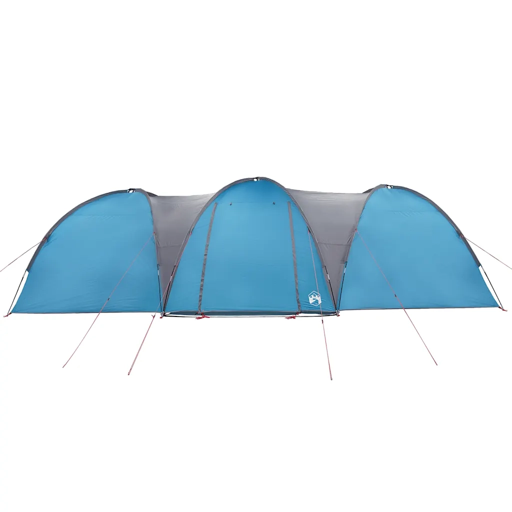 Tenda da Campeggio a Cupola per 8 Persone-Tenda per Escursionismo Blu Impermeabile