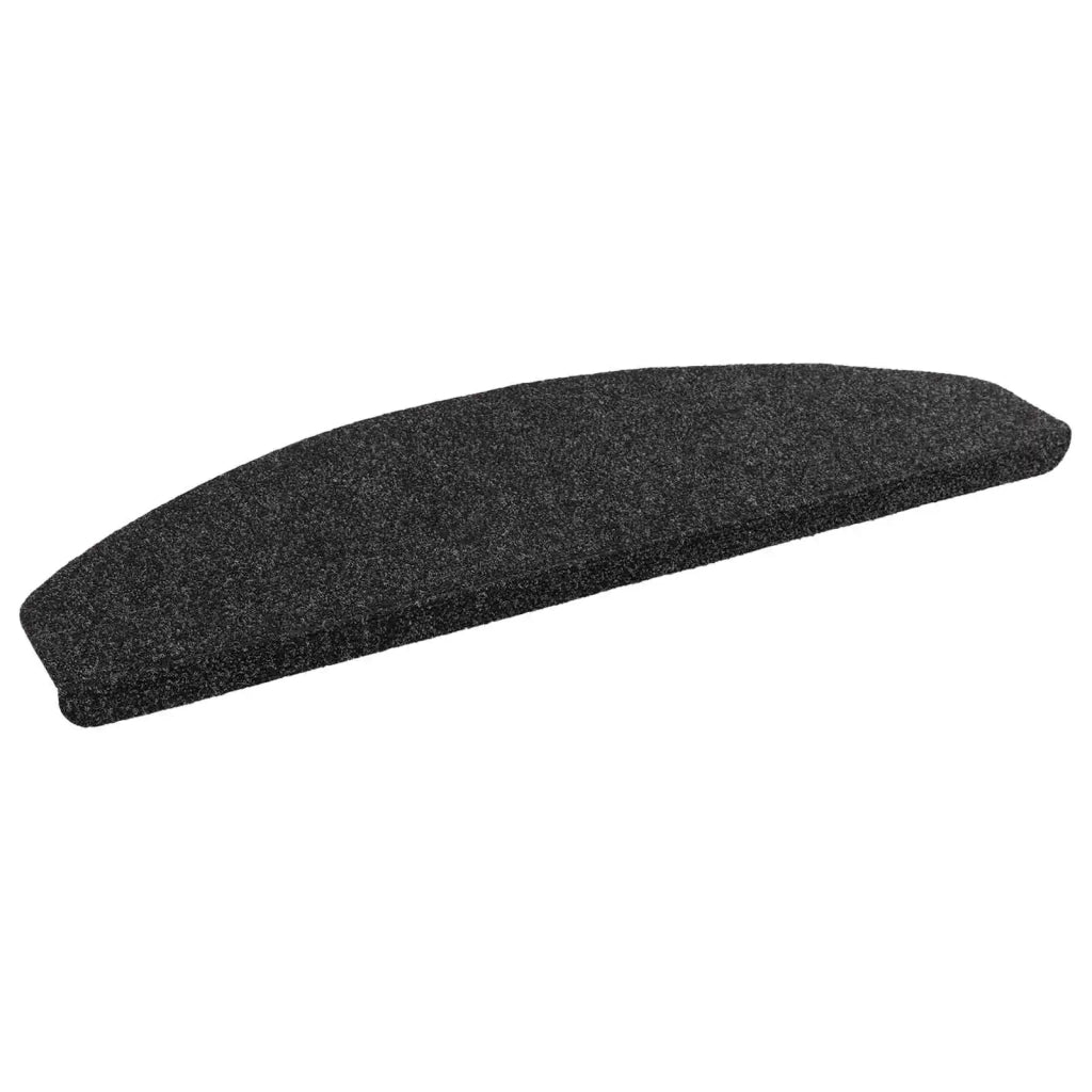 Tappetini per scale autoadesivi 15 pz | Gradini per Scale Nero 80 x 28 x 3,5 cm