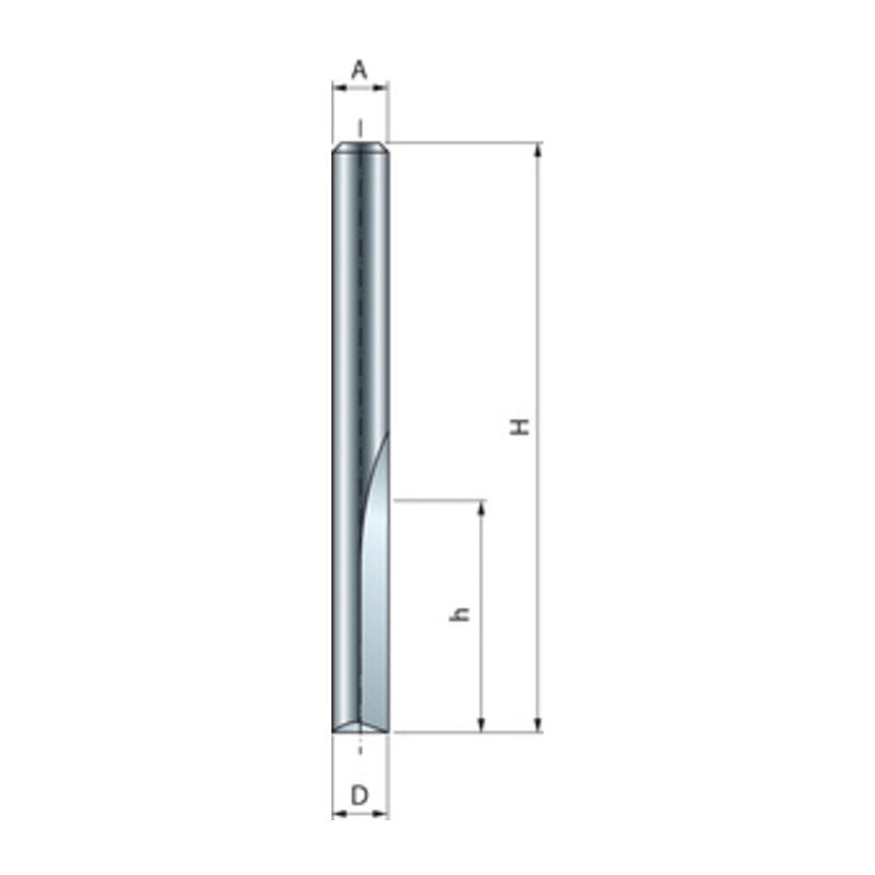 FRESA WIDIA TAGLIENTI DIRITTI 04-10106 D  4X15,8X44,5 MM- FREUD- 1,0 pz