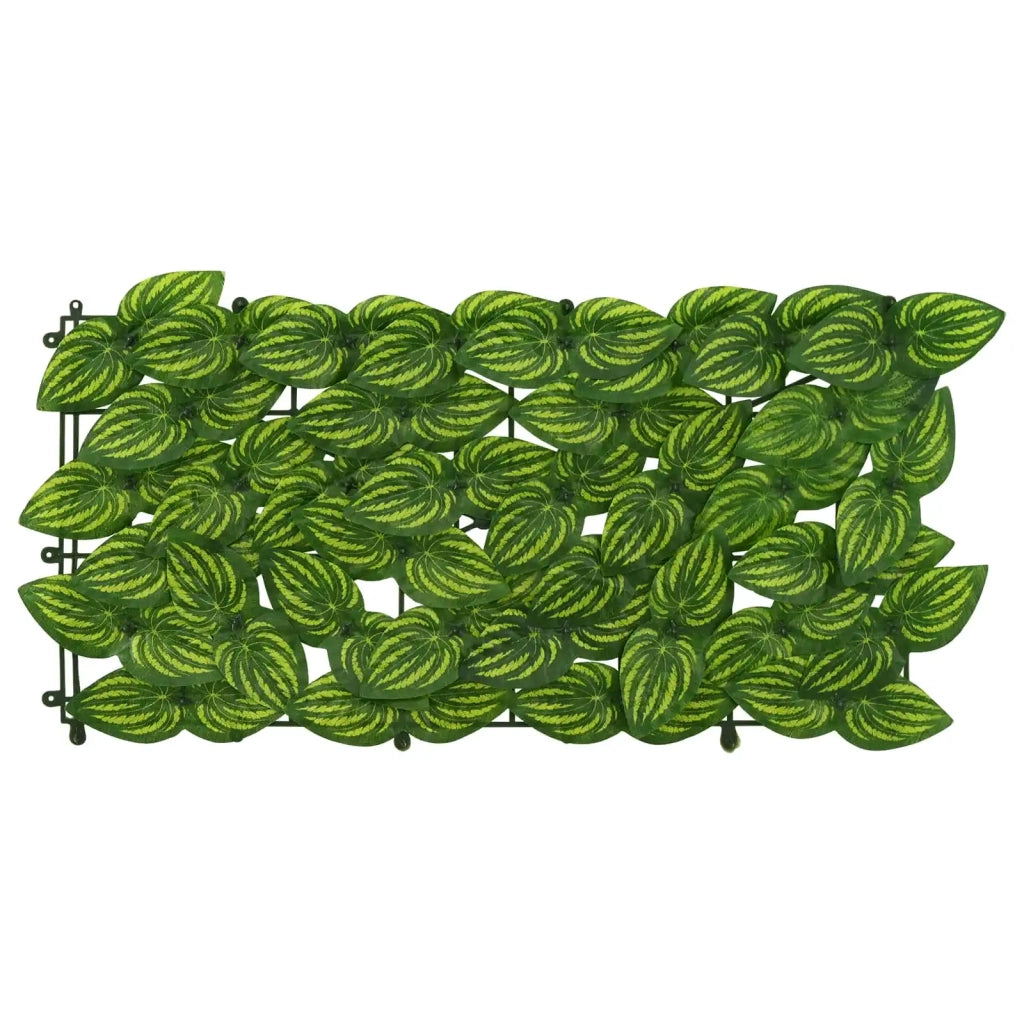 Schermo per balcone con foglie-Pannello per balcone Verde e Giallo 300 x 100 cm 995893