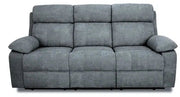 DIVANO RECLINER 3 POSTI GRIGIO