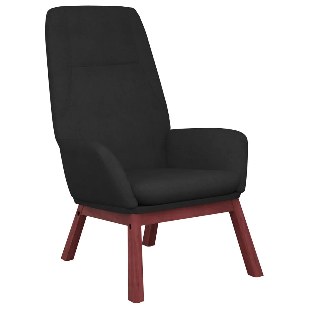 Sedia Relax Nera in Tessuto 341389