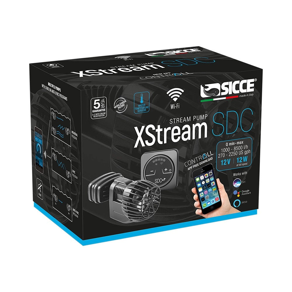 Sicce Xstream SDC - pompa di movimento elettronica 1000-8500 l/h programmabile tramite App