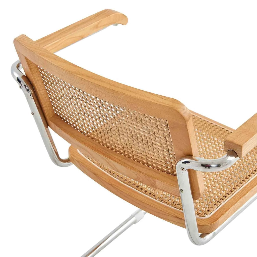 LÚZETE - POLTRONA WEBSTER RETTA RATTAN NATURALE