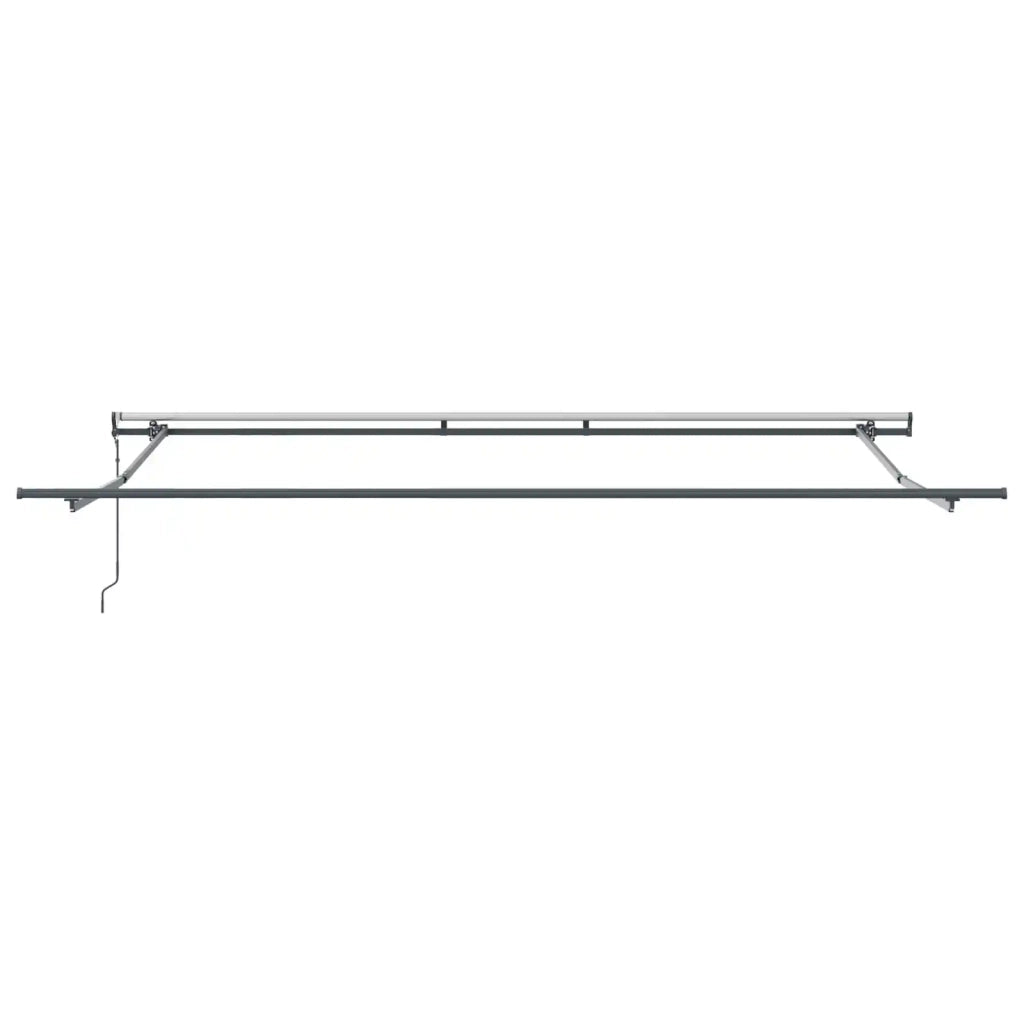 Tenda Retrattile Rosso e Bianco 450 × 350 cm 3331103