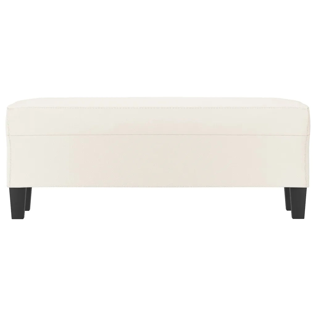 Panca Crema 100x35x41 cm in Similpelle 349460