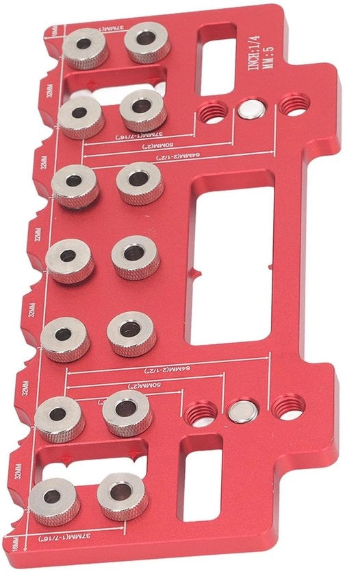 Kit per foratura a mano con manubrio in alluminio - Boorjabloon 5mm/6,35mm - Pennelli di posizionamento - Impianto di cardano - Durevole - Resistente all'usura - Boorjabloon con punteria