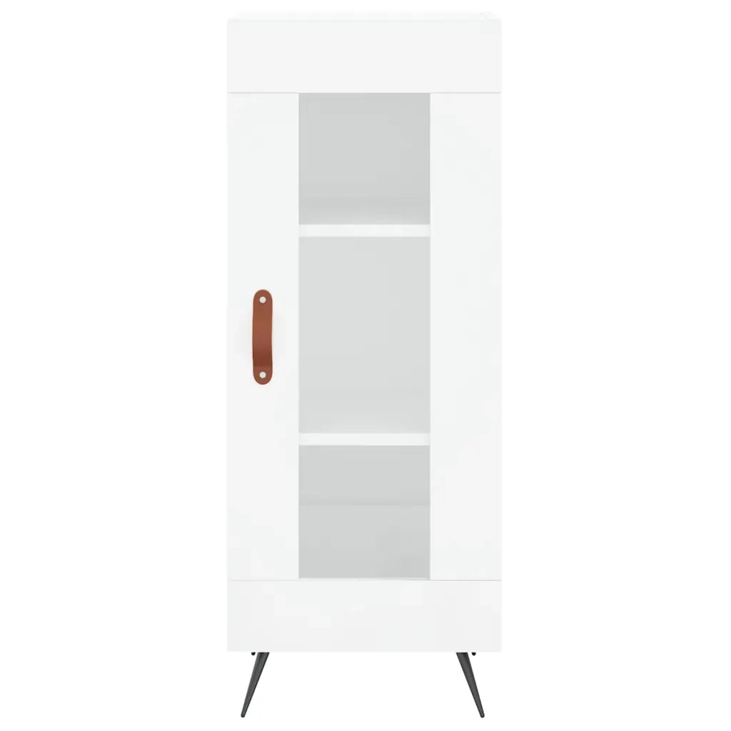 Credenza 34,5x34x180 cm in Legno Multistrato Bianco Lucido 3199019