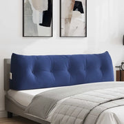 Cuscino per Schiena Blu Polizia 160 x 24 x 50 cm Velluto 42014556