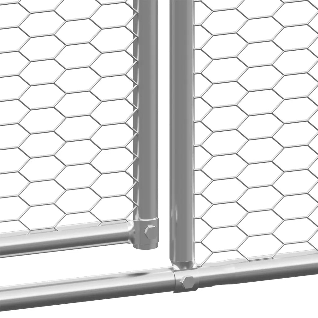 Gabbia per Polli da Esterno 2x4x2 m in Acciaio Zincato cod mxl 53271