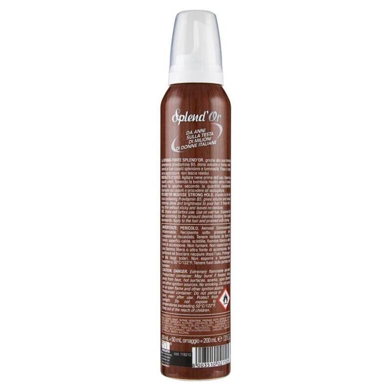 SPLENDOR SPUMA VOLUMIZZANTE TENUTA FORTE 200 ML