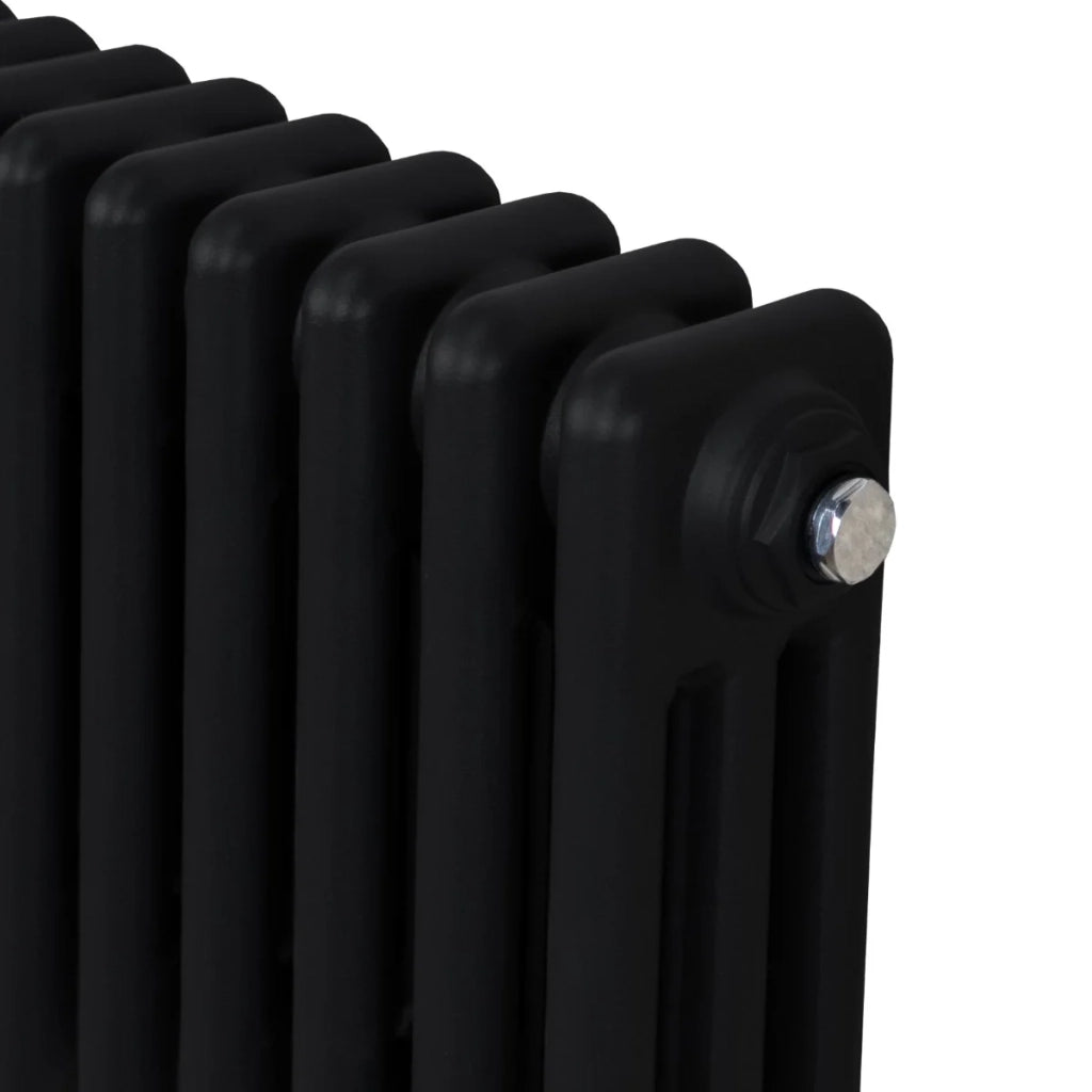 Termosifone Radiatore a 3 colonne per riscaldamento centralizzato Nero 300 x 1012mm
