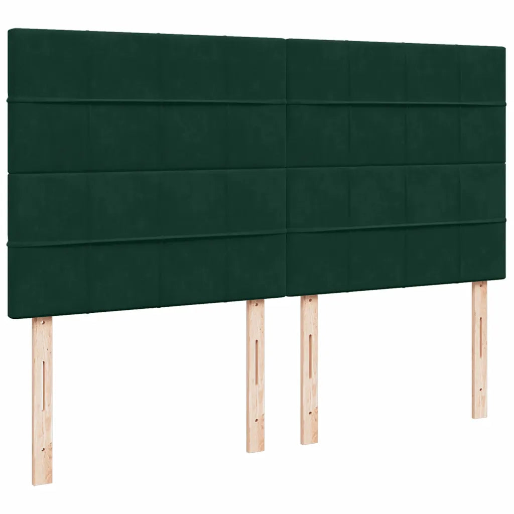 Struttura Letto Pouf con Materassi 180x200 cm Velluto 3314624