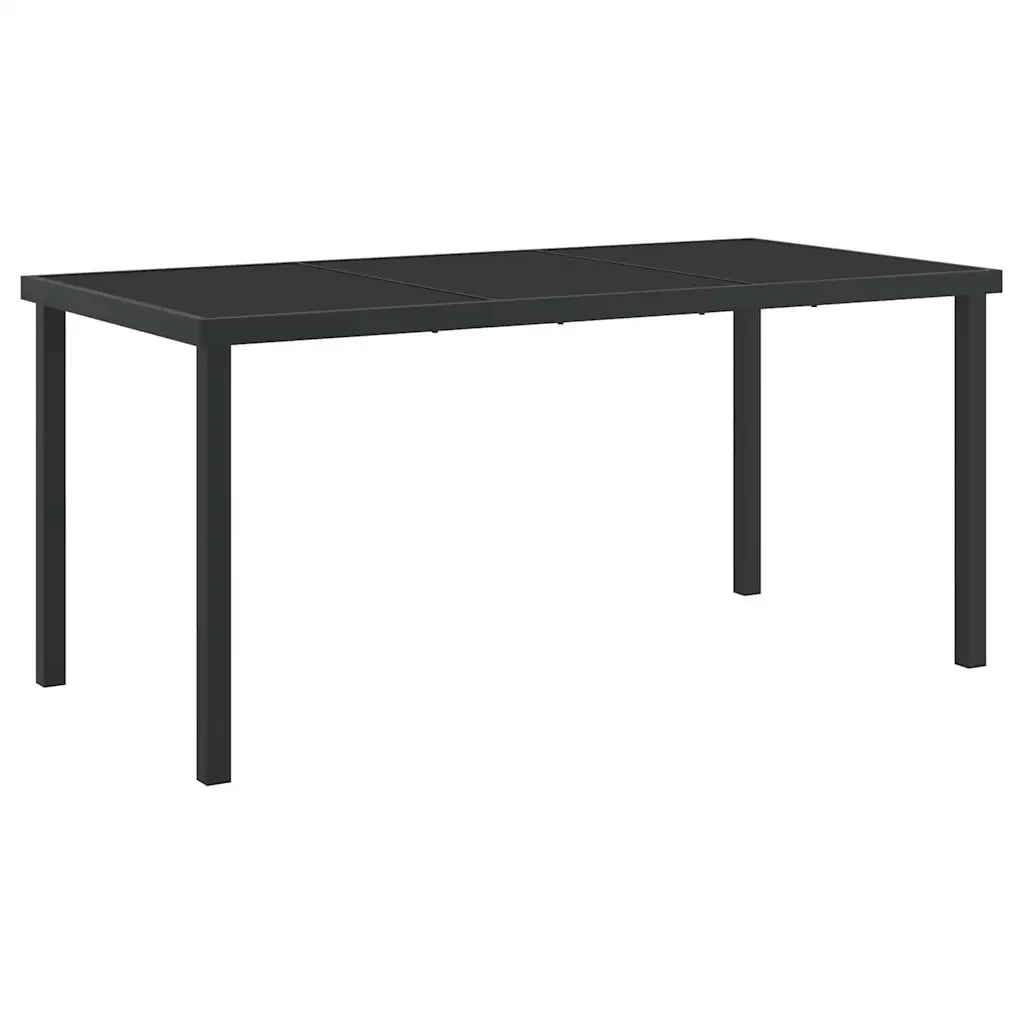 Set da Pranzo per Giardino 5 pcs Marrone polyrattan
