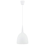 Lampada a sospensione bianca cupola E27 15W UNI Alfa