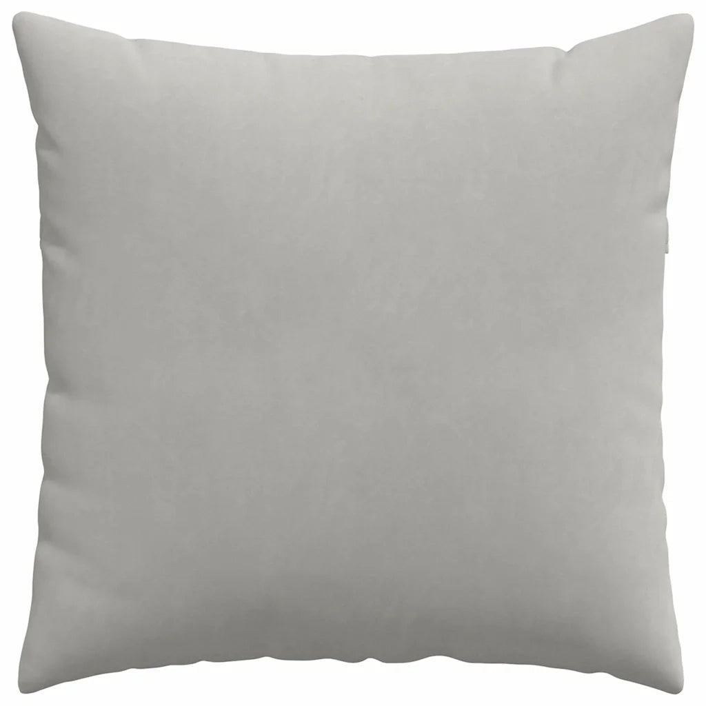 Cuscini da Divano 2 pz | Cuscini per sedie Grigio chiaro 60 x 60 cm Tessuto