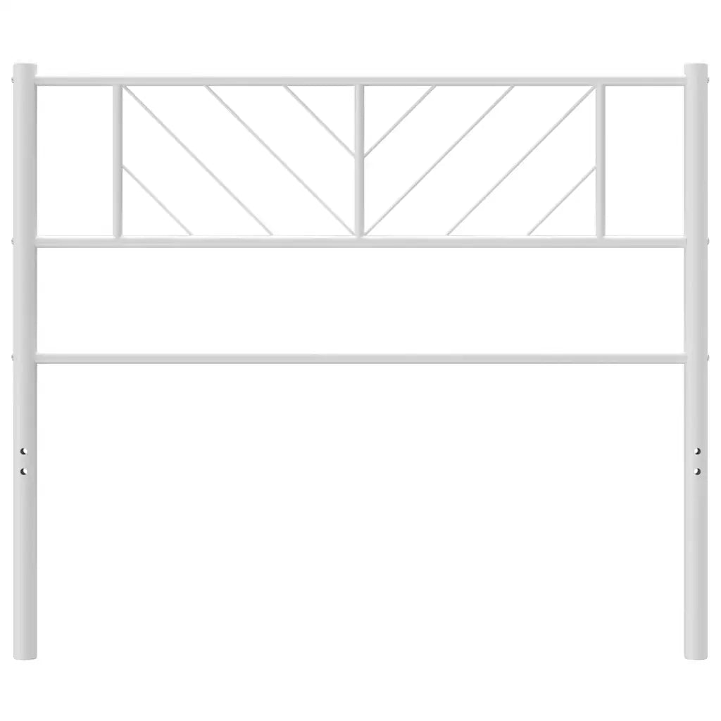 Testiera di Ricambio in Metallo Bianco 90 cm 372256