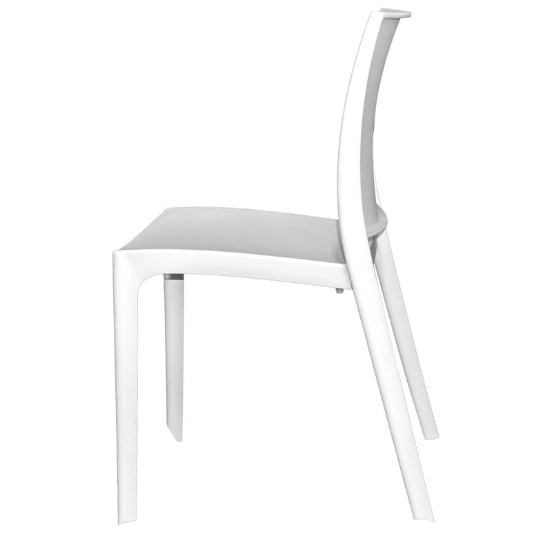 Set 4 sedie classic bianche