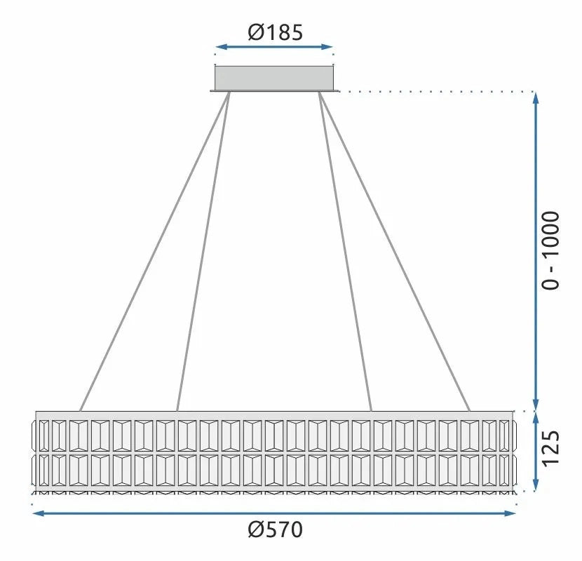 Lampada Led App1568-cp Gold 60cm